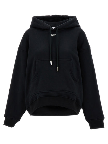 Black Cotton Hoodie