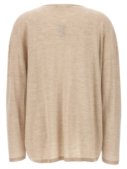 Beige Cashmere Cardigan