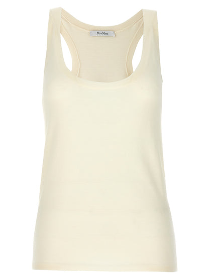 White Cashmere Tank Tops