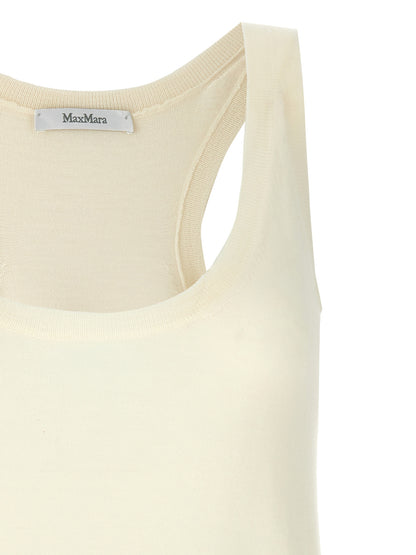 White Cashmere Tank Tops