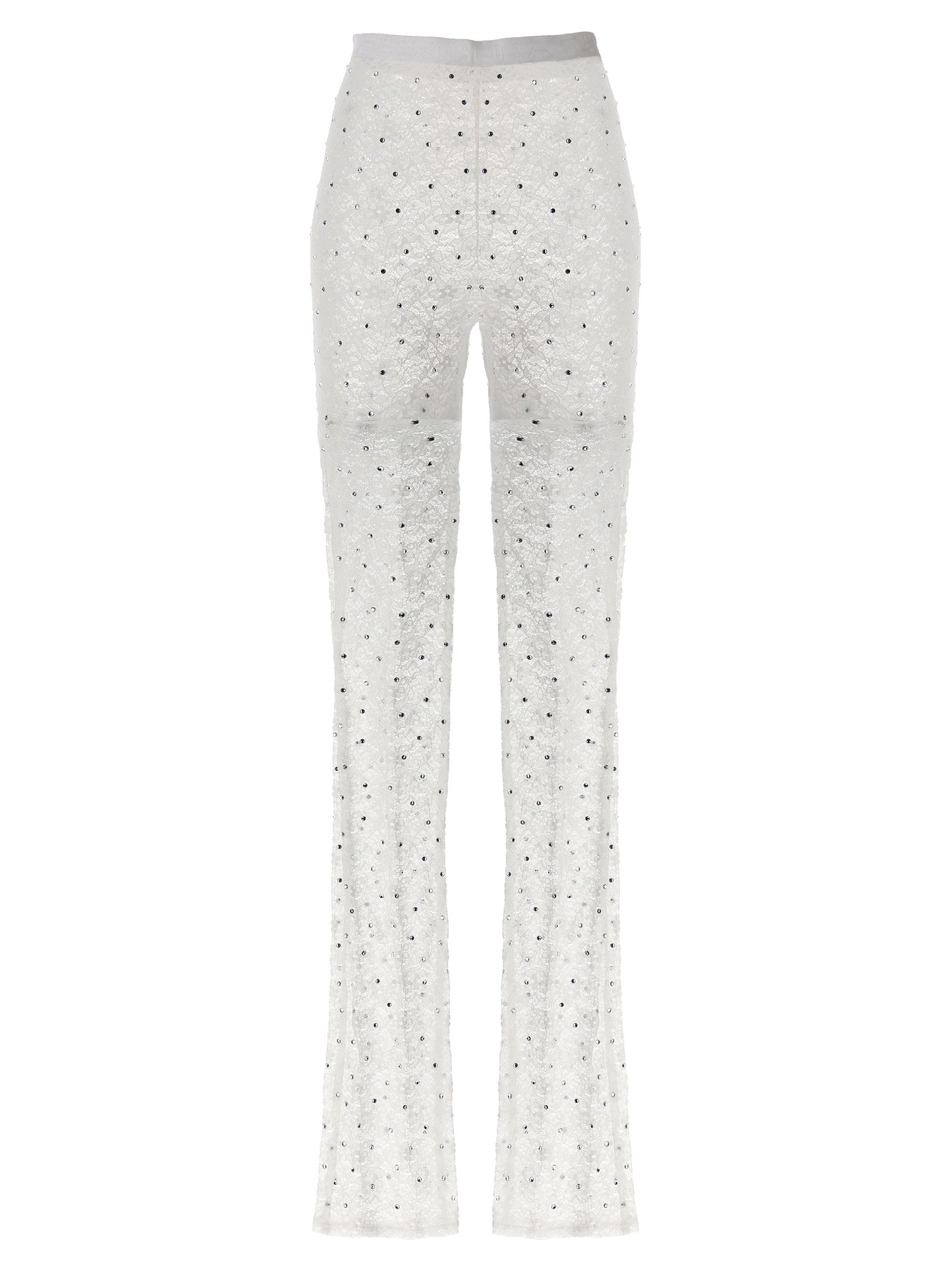 White Polyamide Leggings