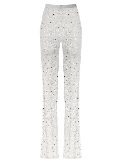 White Polyamide Leggings