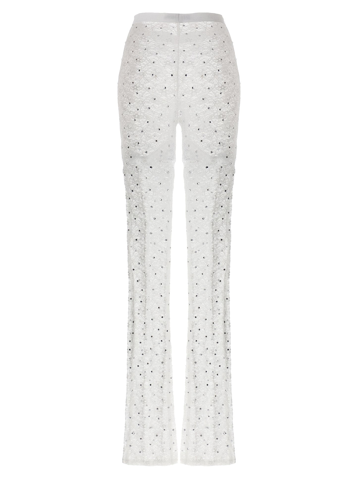 White Polyamide Leggings