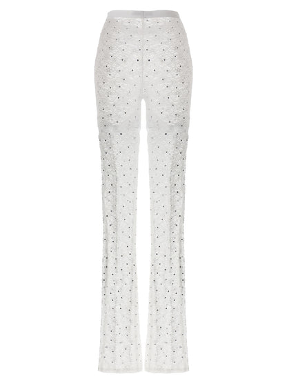 White Polyamide Leggings