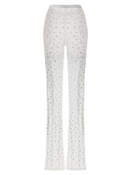White Polyamide Leggings