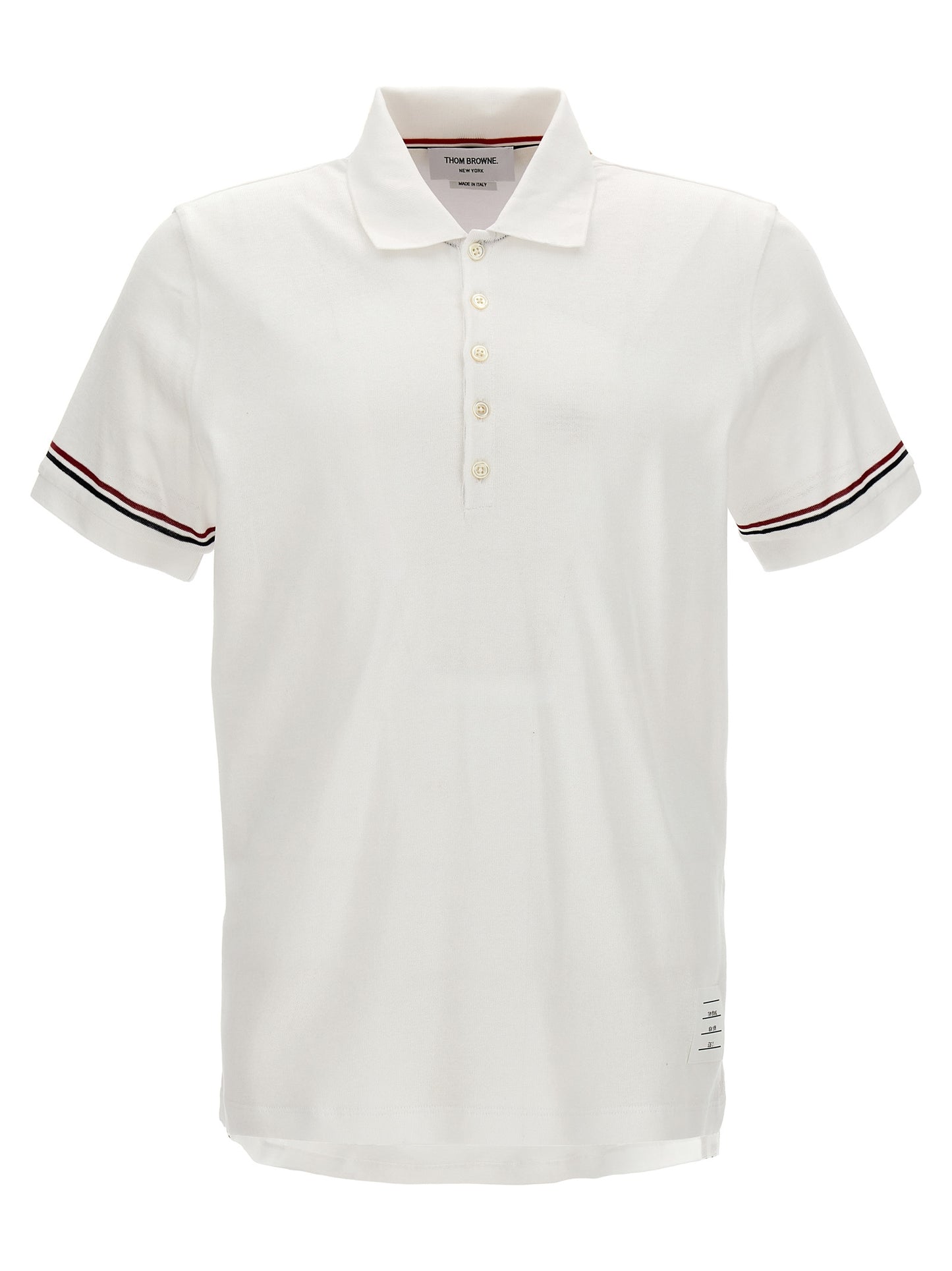 White Cotton Polo Shirt