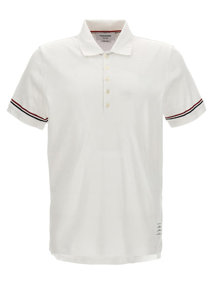 White Cotton Polo Shirt
