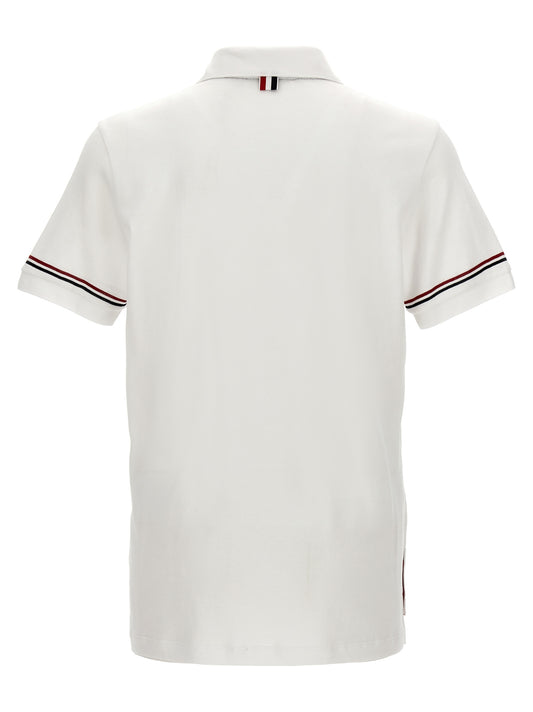 White Cotton Polo Shirt