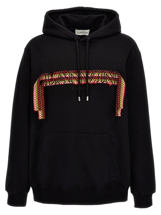 Black Cotton Sweatshirt