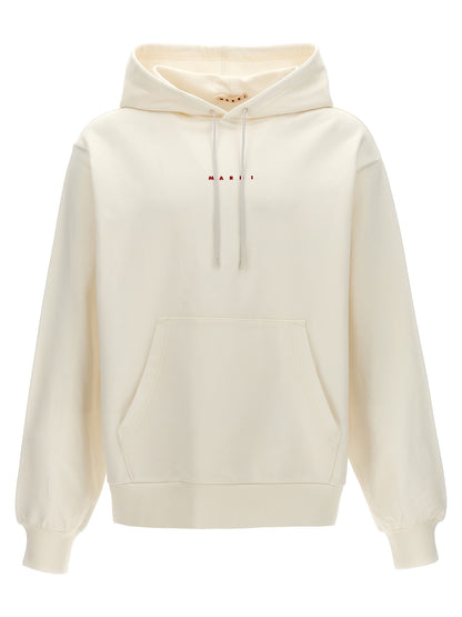 White Cotton Sweatshirt