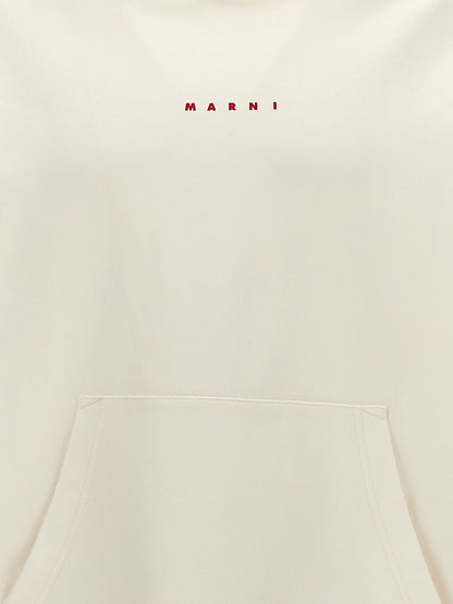 White Cotton Sweatshirt