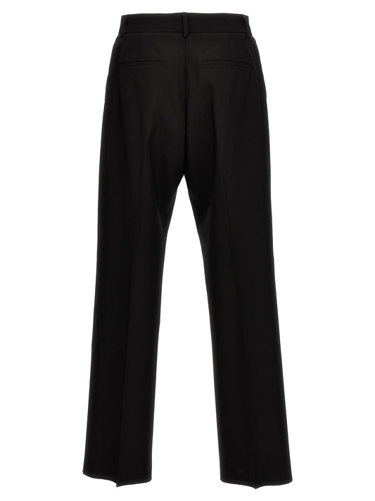 Black Virgin Wool Dress Pants