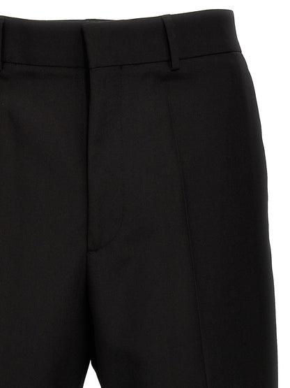 Black Virgin Wool Dress Pants