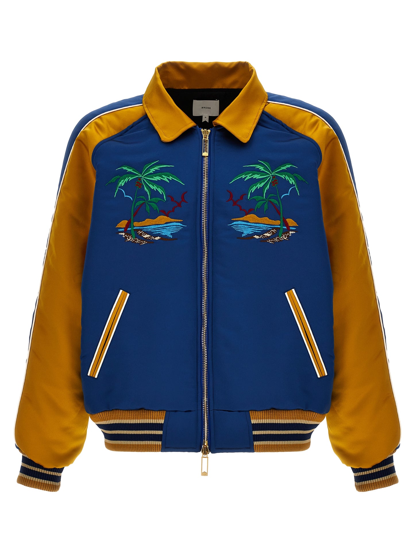Multicolor Polyester Bomber