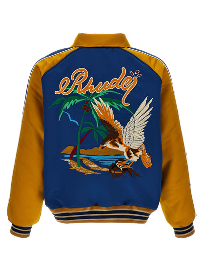 Multicolor Polyester Bomber