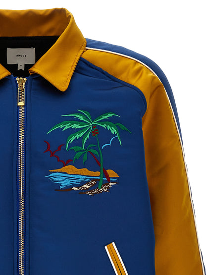 Multicolor Polyester Bomber