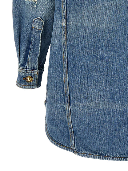 Blue Cotton Denim Jacket