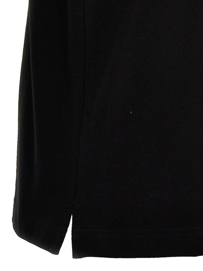 Black Polyester Polo Shirt