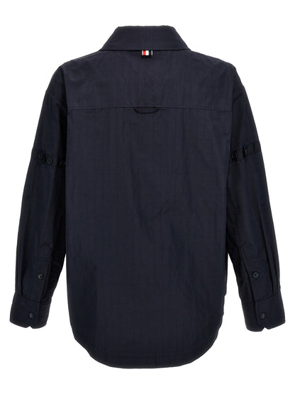 Blue Polyamide Blouse