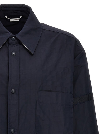Blue Polyamide Blouse