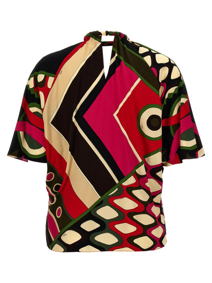 Multicolor Viscose Pattern Shirt