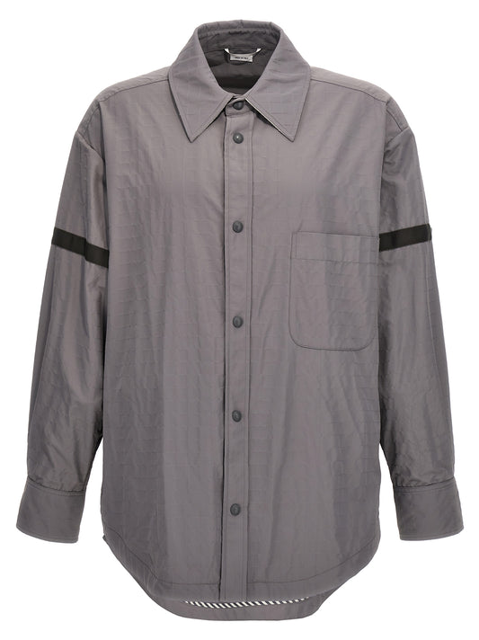 Gray Polyamide Blouse