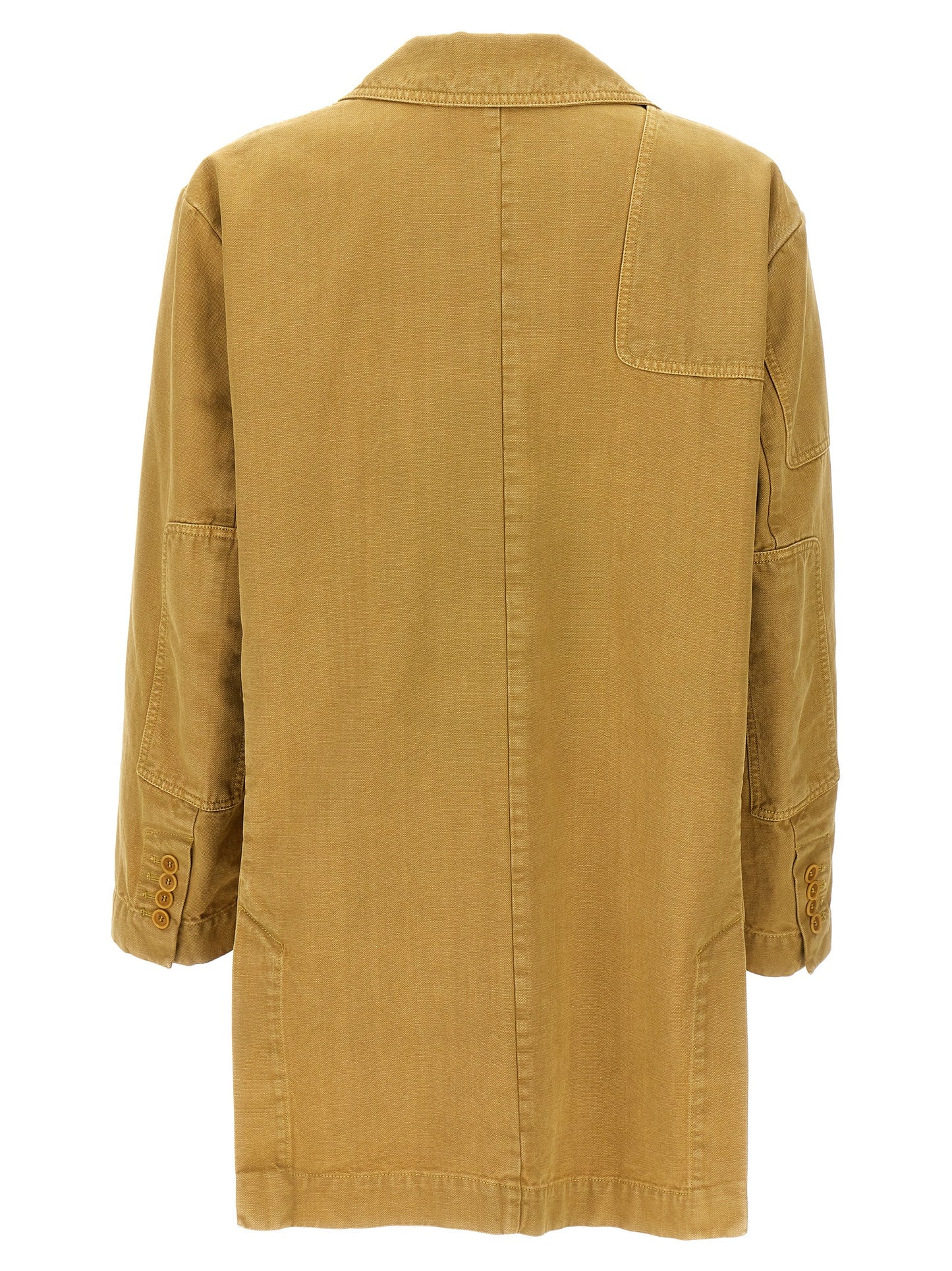 Beige Cotton Blazer