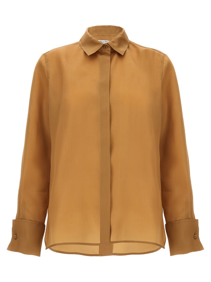 Beige Silk Blouse