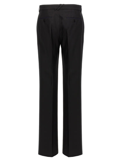 Black Virgin Wool Dress Pants