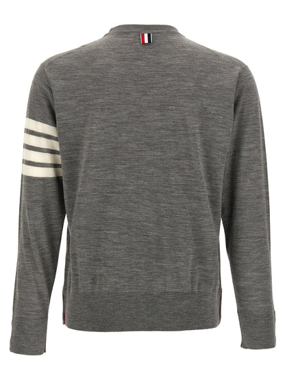Gray Virgin Wool Cardigan