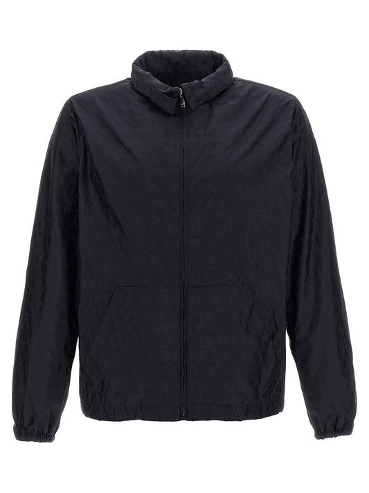 Blue Polyamide Shell Jacket