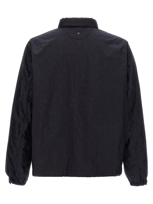 Blue Polyamide Shell Jacket