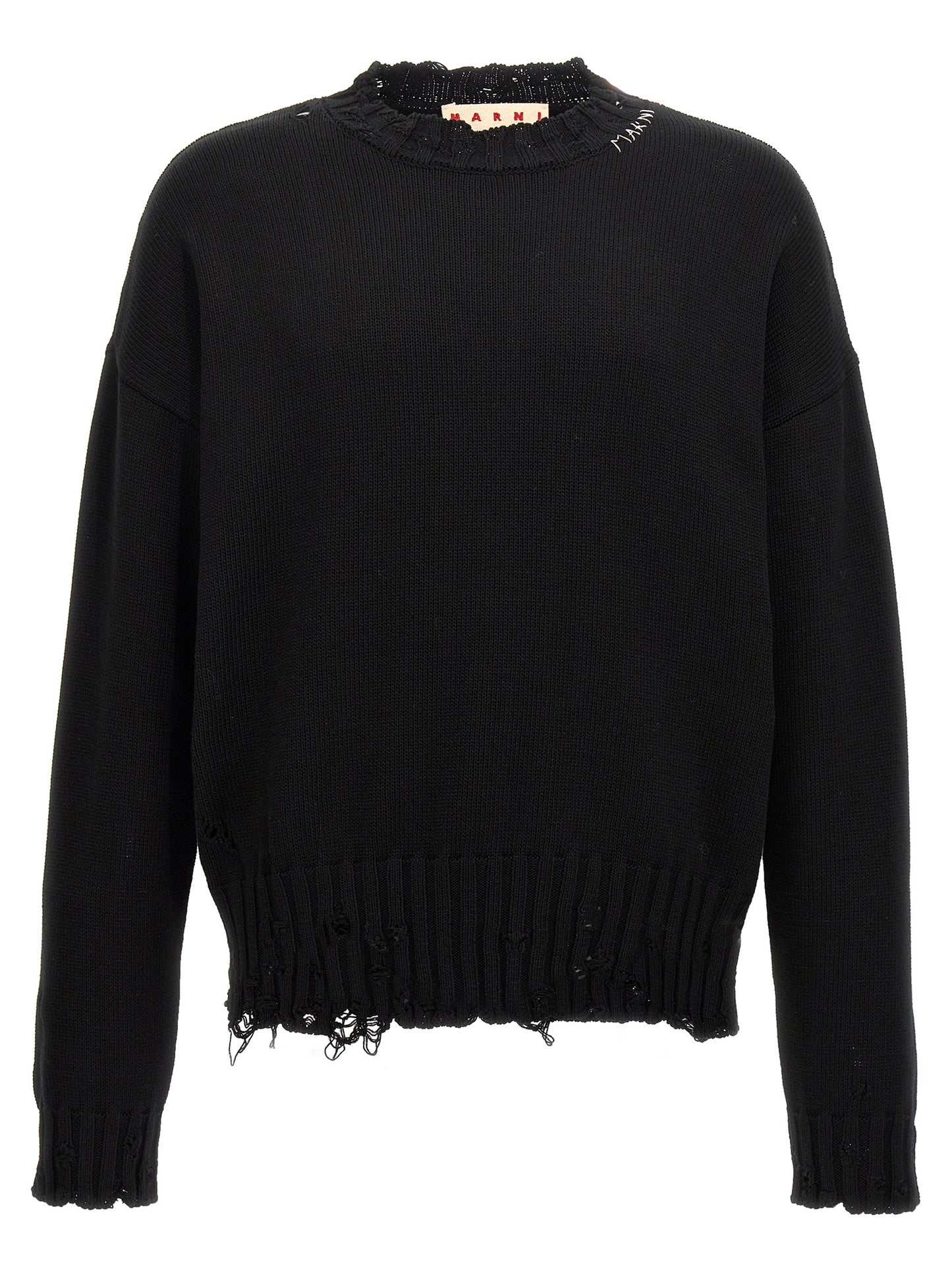 Black Cotton Cardigan