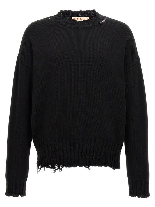 Black Cotton Cardigan