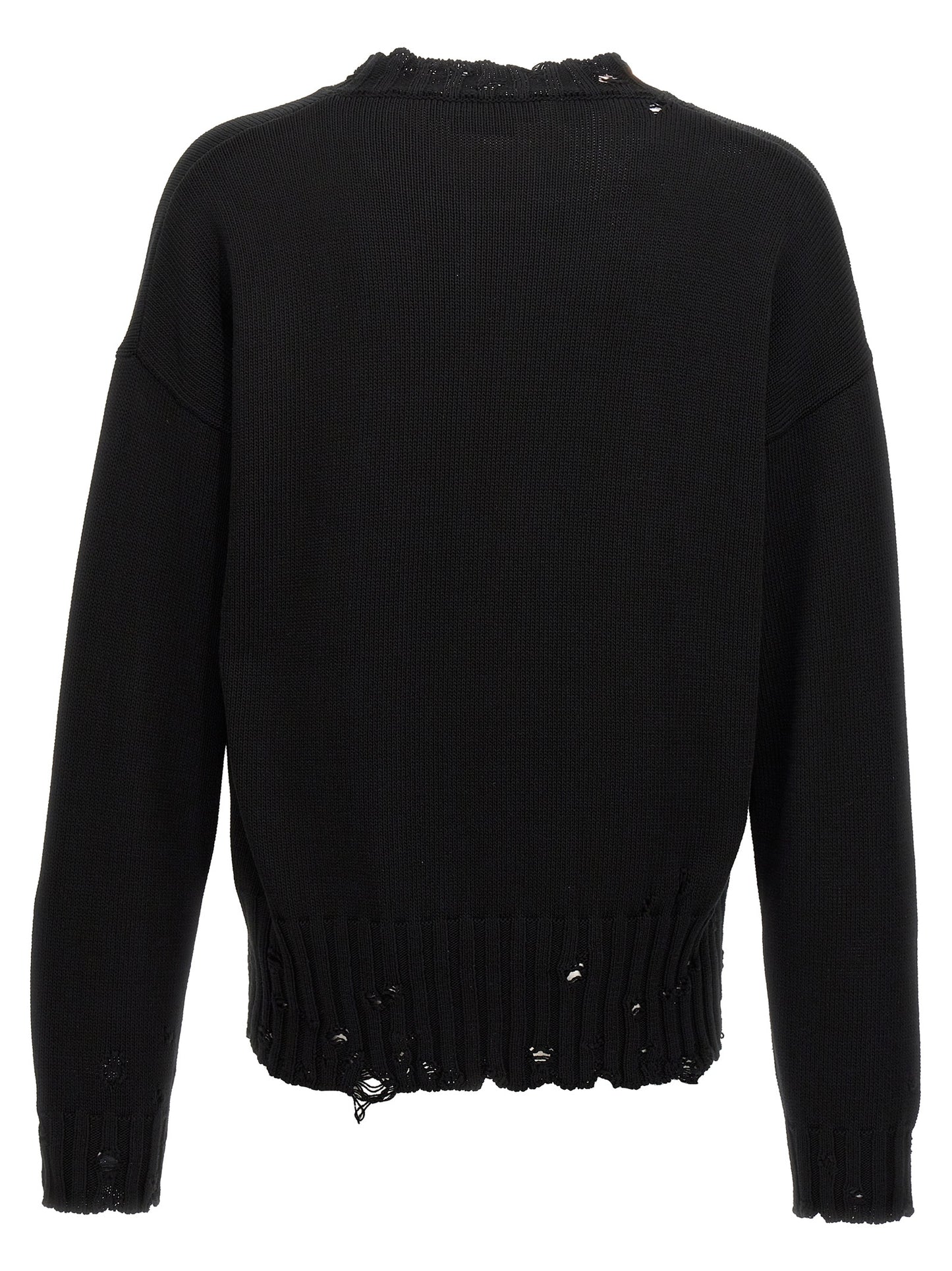 Black Cotton Cardigan