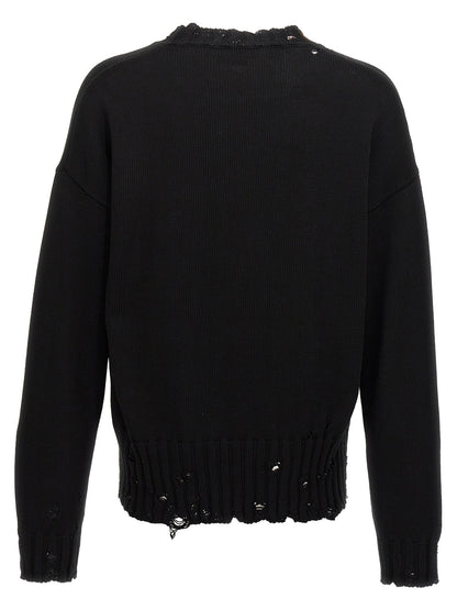 Black Cotton Cardigan