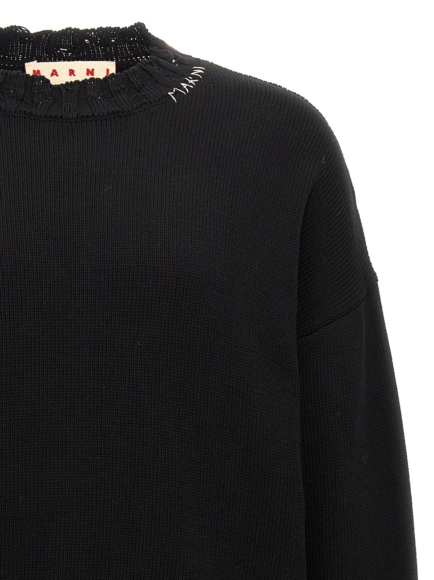 Black Cotton Cardigan