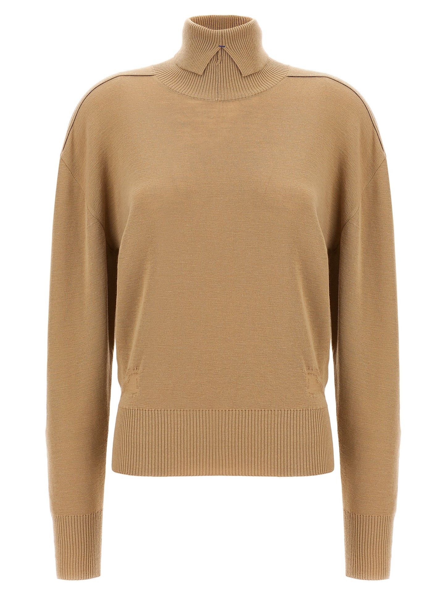 Beige Wool Cardigan