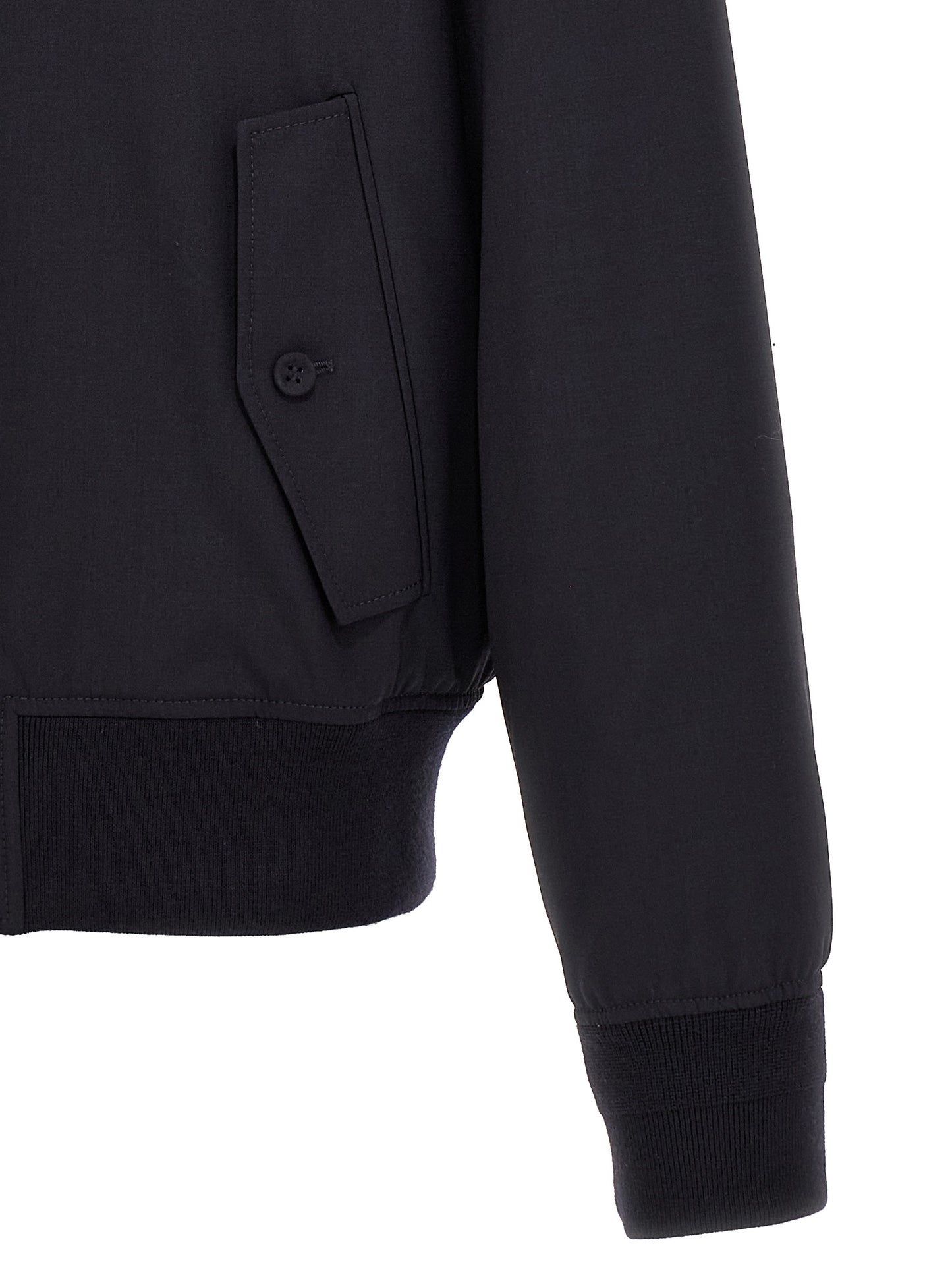 Blue Elastane Bomber