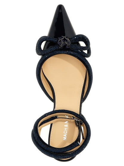 Blue Calfskin Ballet Flats