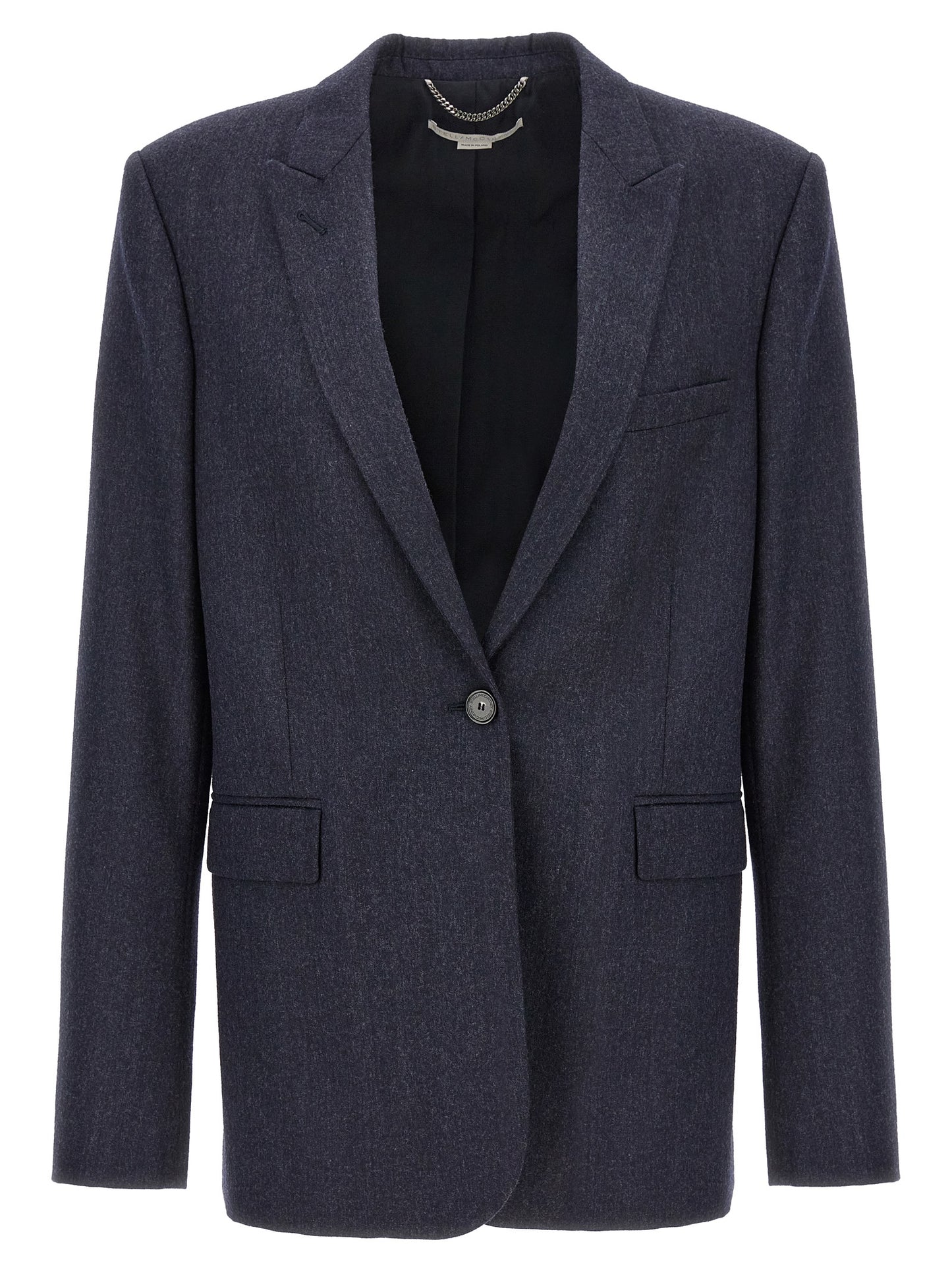 Blue Viscose Blazer