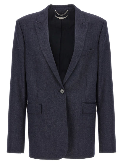 Blue Viscose Blazer