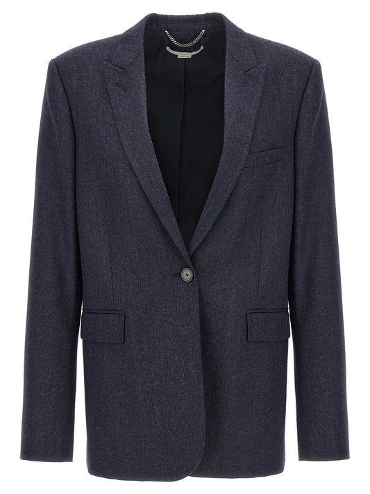 Blue Viscose Blazer