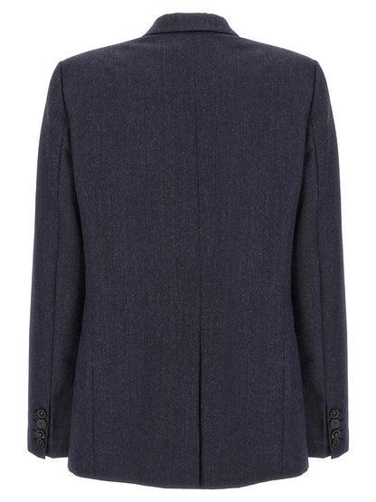 Blue Viscose Blazer