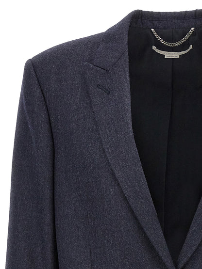Blue Viscose Blazer
