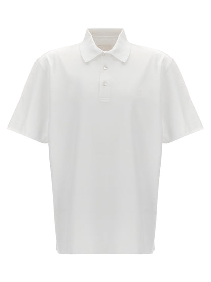 White Cotton Polo Shirt