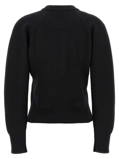 Black Wool Cardigan