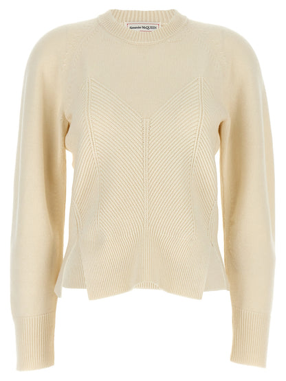 White Wool Cardigan