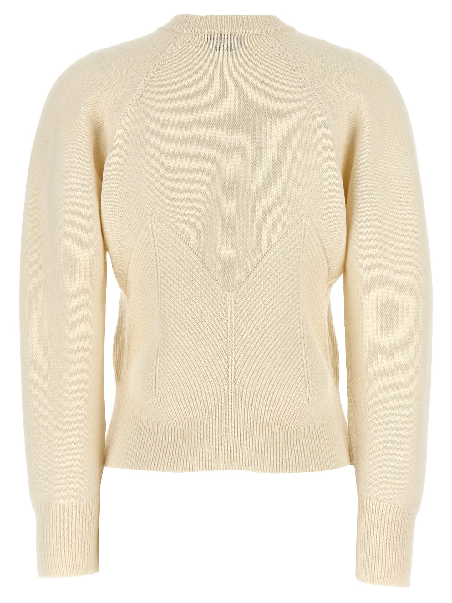 White Wool Cardigan