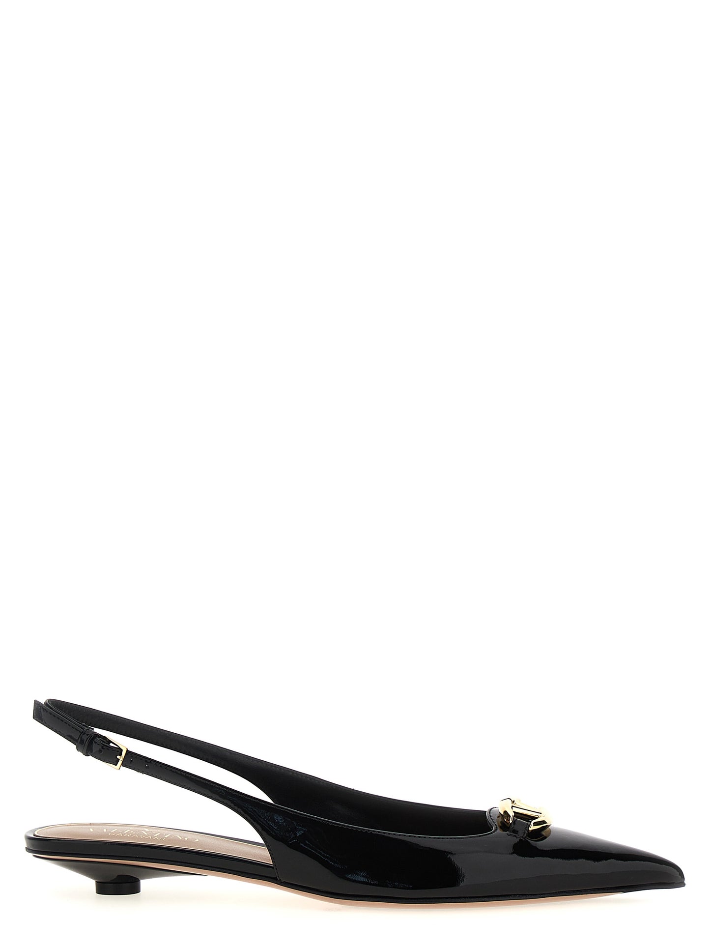 Black Calfskin Ballet Flats